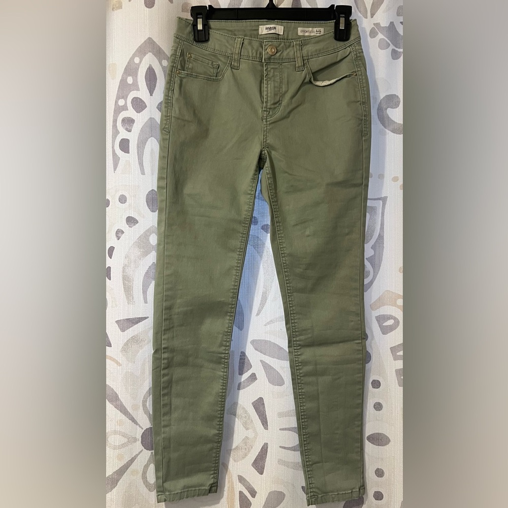 Kensie Olive Skinny Jeans